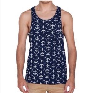 OBEY PROPAGANDA  Anchor Print Tank Top Sz M